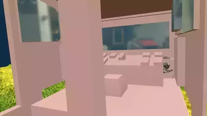 Game Ready 3d Train house in sky screenshots