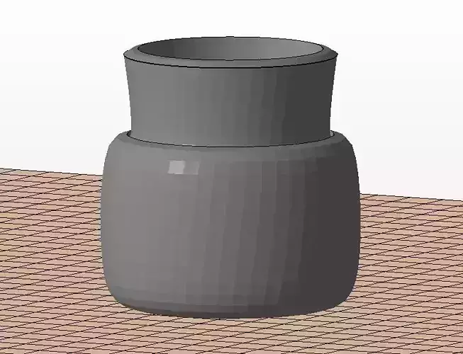 2 layers vase