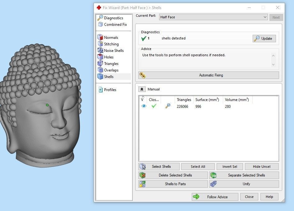 Combo Set Of Buddha Face  For Jewellery  3D print model_11