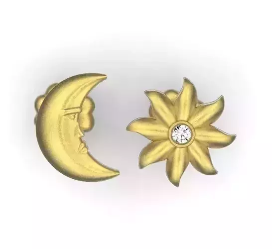 moon and sun