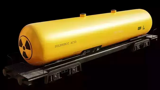 Realistic wagon model 3D optimized UE4 textures 4K Low-poly 