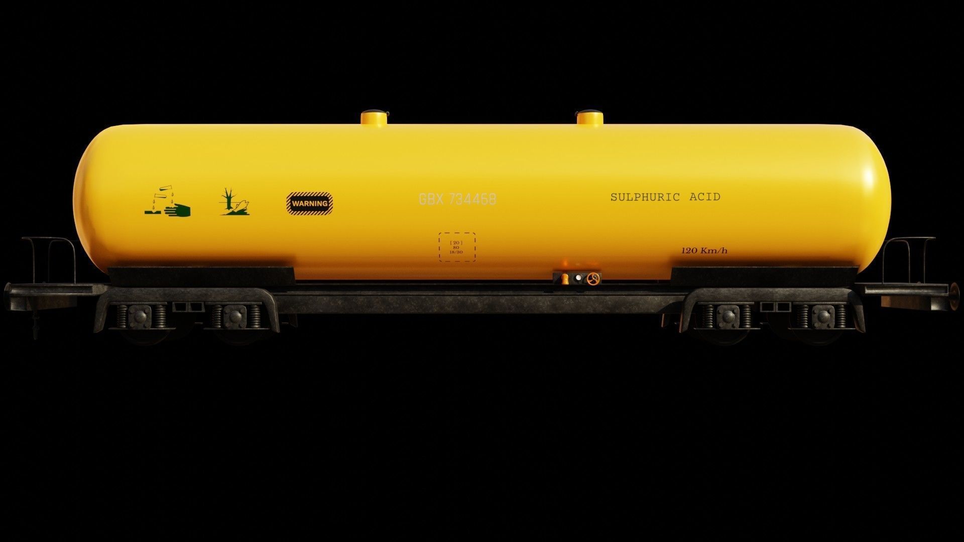 Realistic wagon model 3D optimized UE4 textures 4K Low-poly  Low-poly 3D model_3