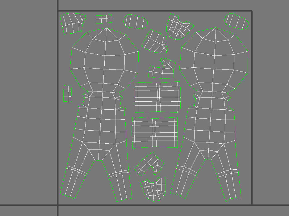 Rigged Low Poly Stickman Low-poly 3D model_14