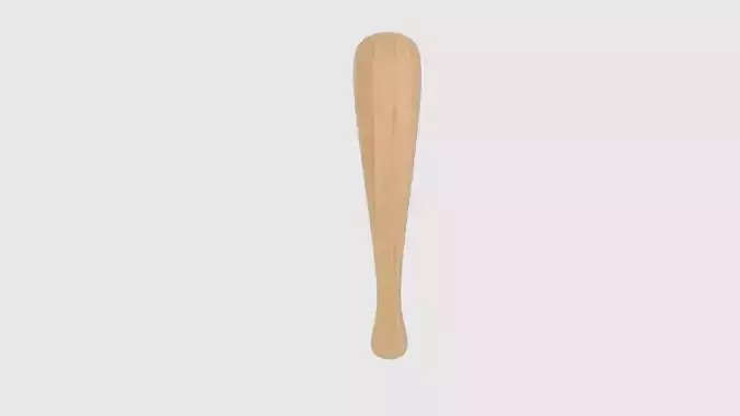 Wood Club  Low-poly 3D model