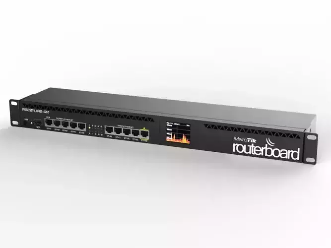 Mikrotik Routerboard RB2011 UiAS-RM Rackmount Router 3D model