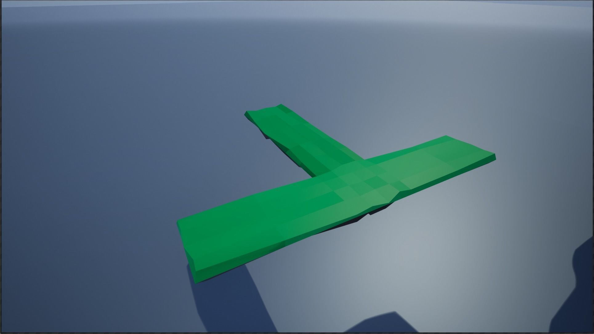 lowpoly floating platforms and islands Low-poly 3D model_13