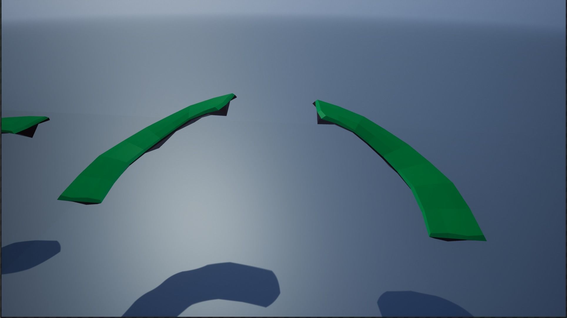 lowpoly floating platforms and islands Low-poly 3D model_23