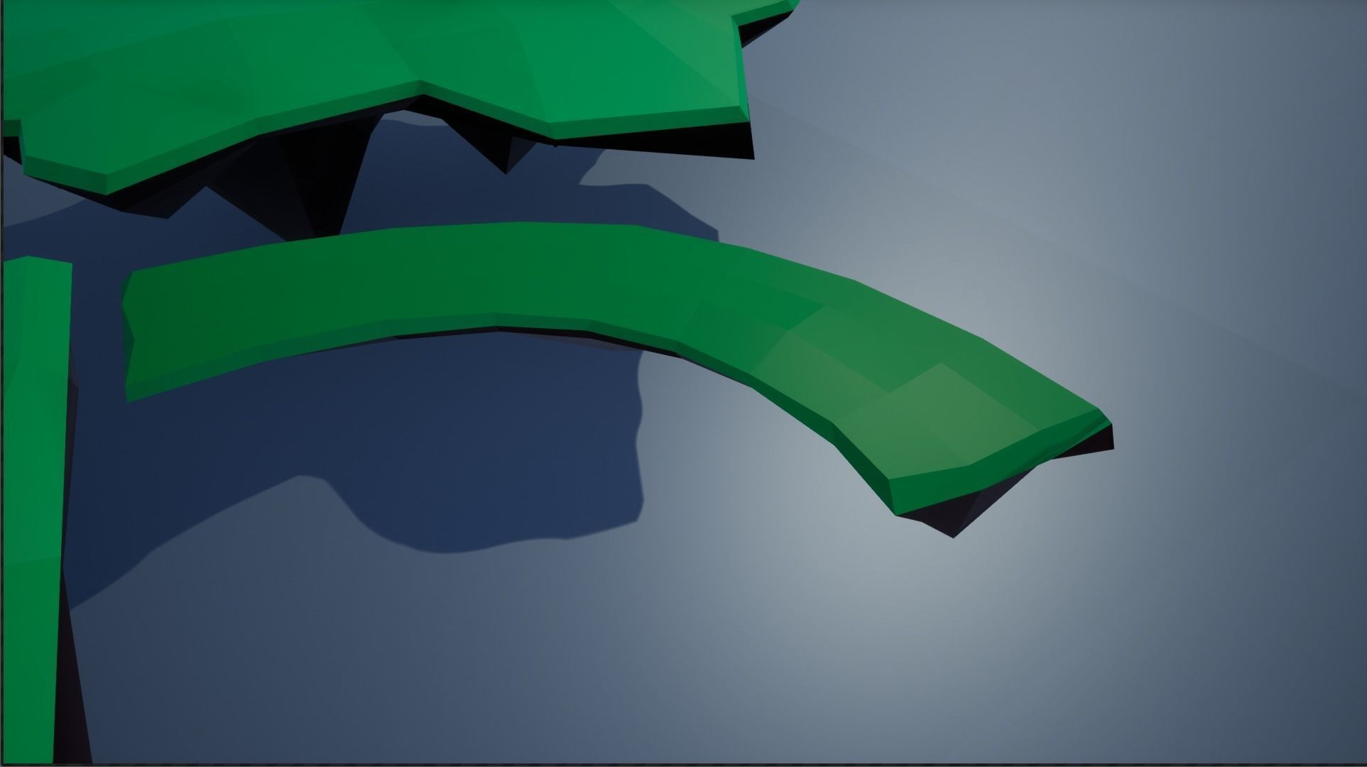 lowpoly floating platforms and islands Low-poly 3D model_18