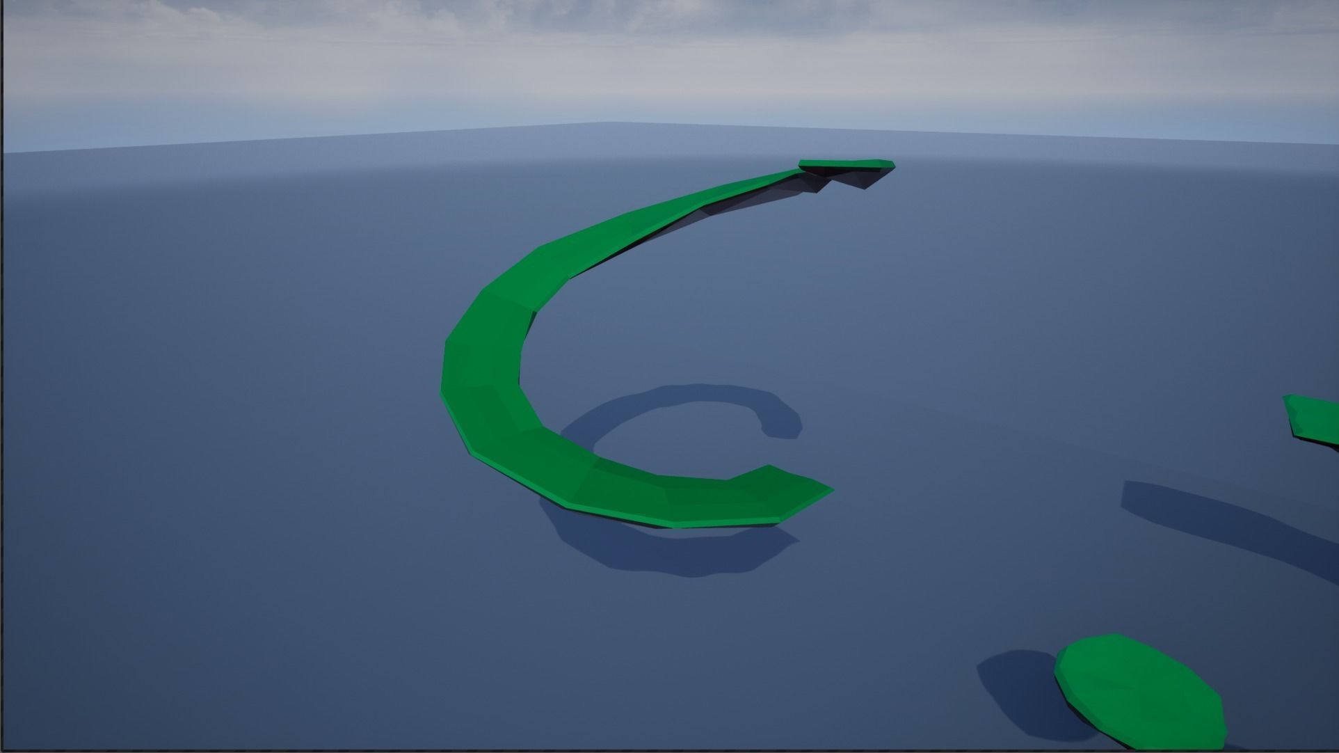 lowpoly floating platforms and islands Low-poly 3D model_27