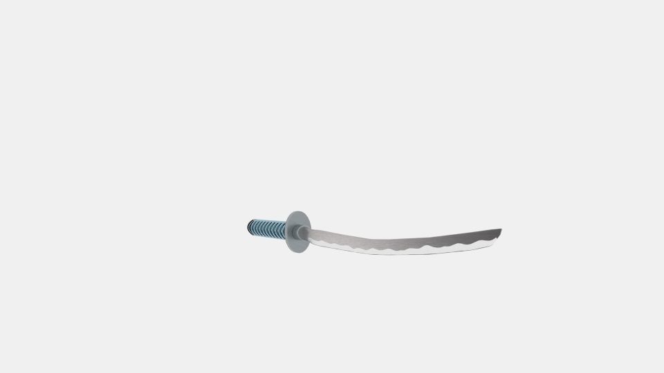 Make a Samurai Sword Step 13 3D model_3