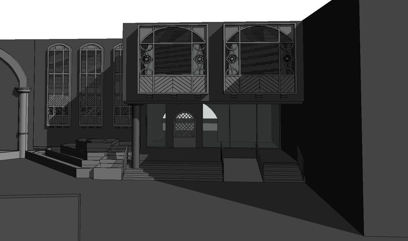 Revit Arabian 3D Design Restaurant 3D model_2