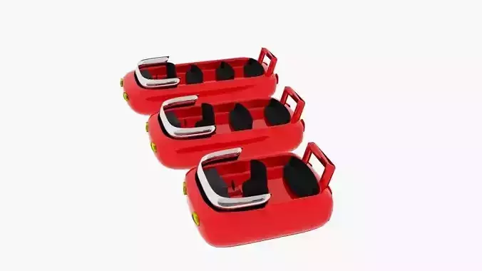 Ufobo Ufo Boat  Low-poly 3D model