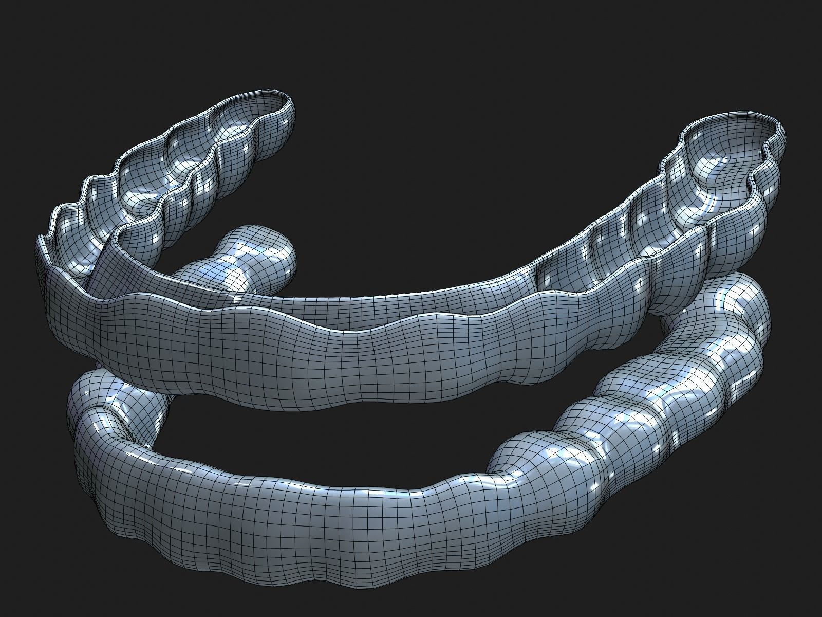 Dental Retainer 3D model_3