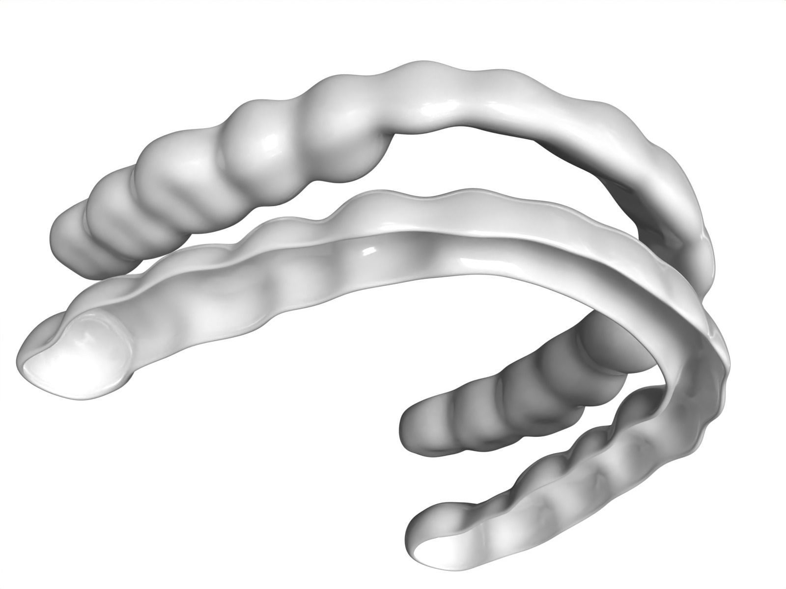 Dental Retainer 3D model_2