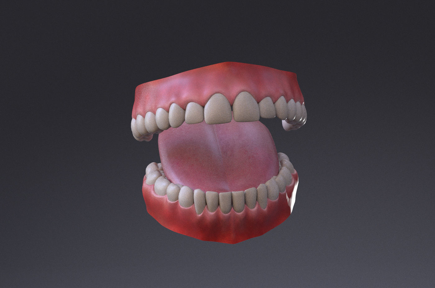 Mickey Cartoon Character  Low-poly 3D model_12