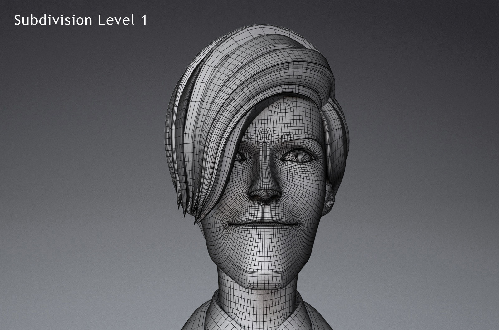 Mickey Cartoon Character  Low-poly 3D model_18