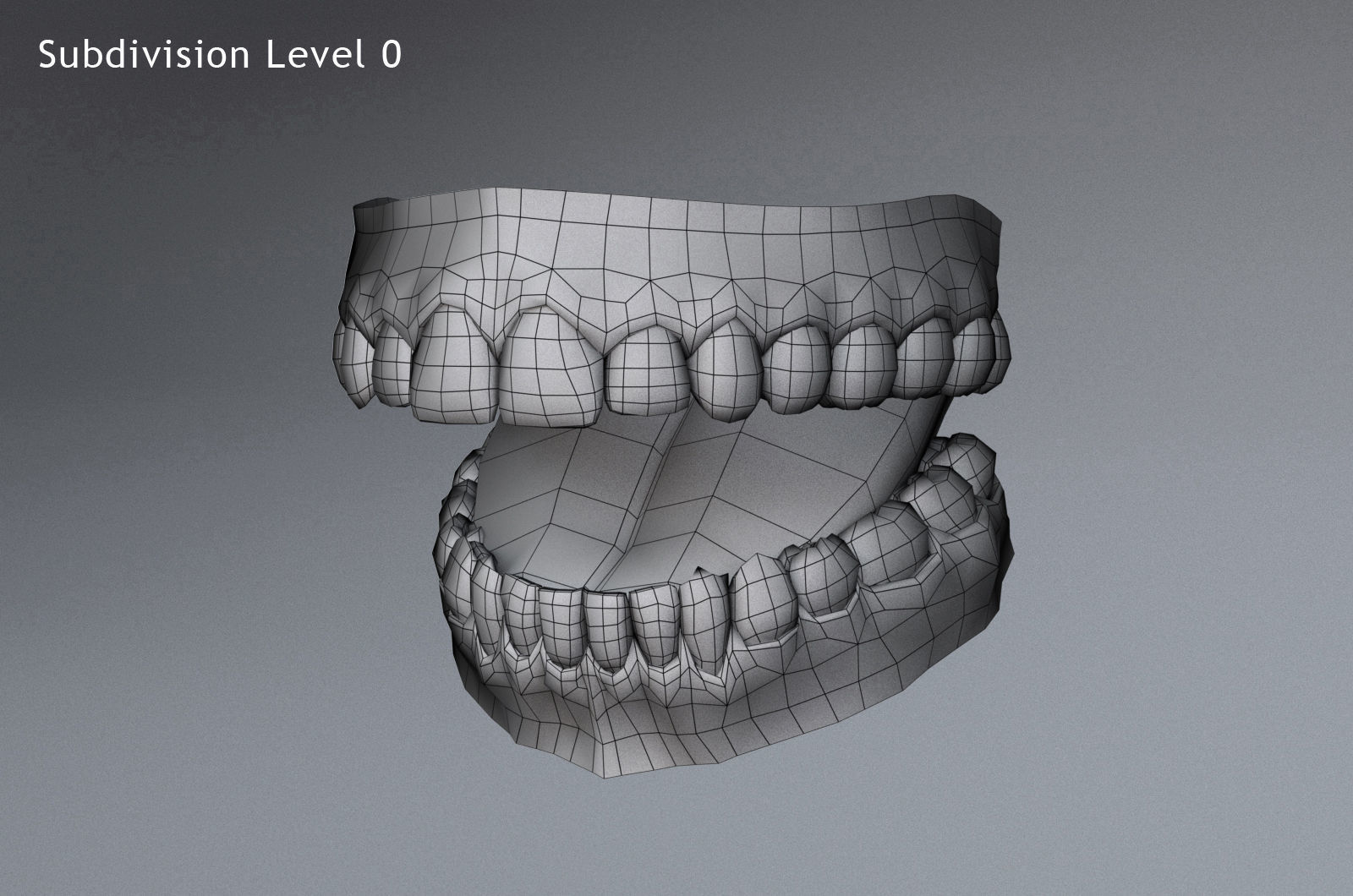 Mickey Cartoon Character  Low-poly 3D model_23