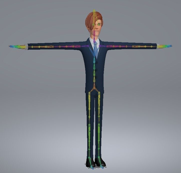 Mickey Cartoon Character  Low-poly 3D model_34