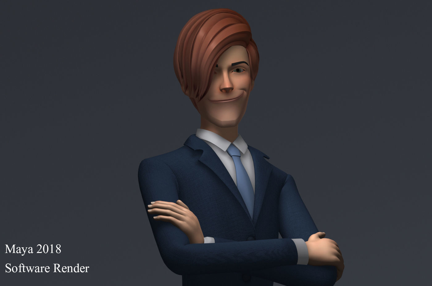 Mickey Cartoon Character  Low-poly 3D model_16