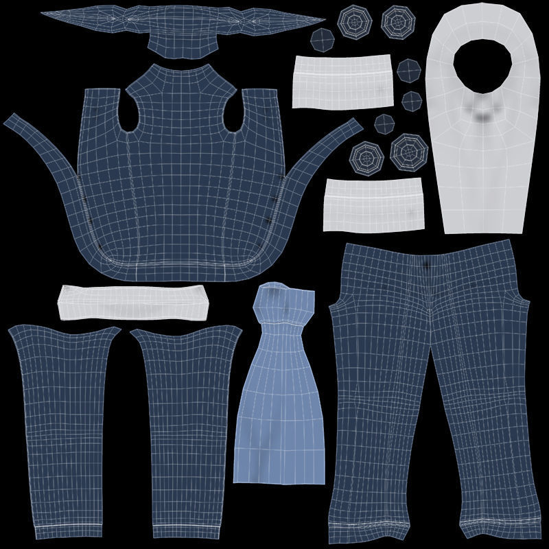 Mickey Cartoon Character  Low-poly 3D model_27