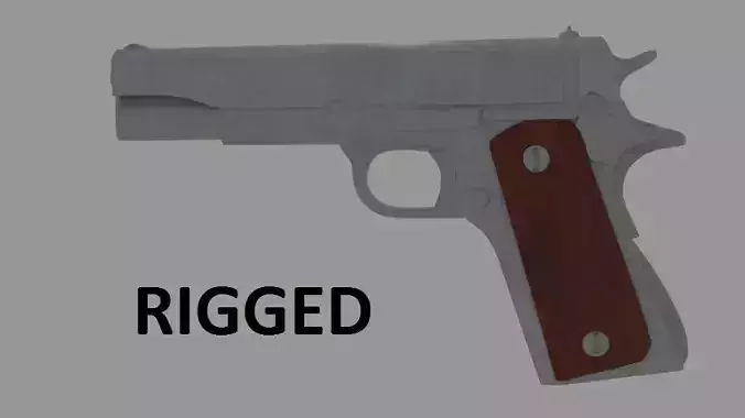 Colt 1911S 3D model