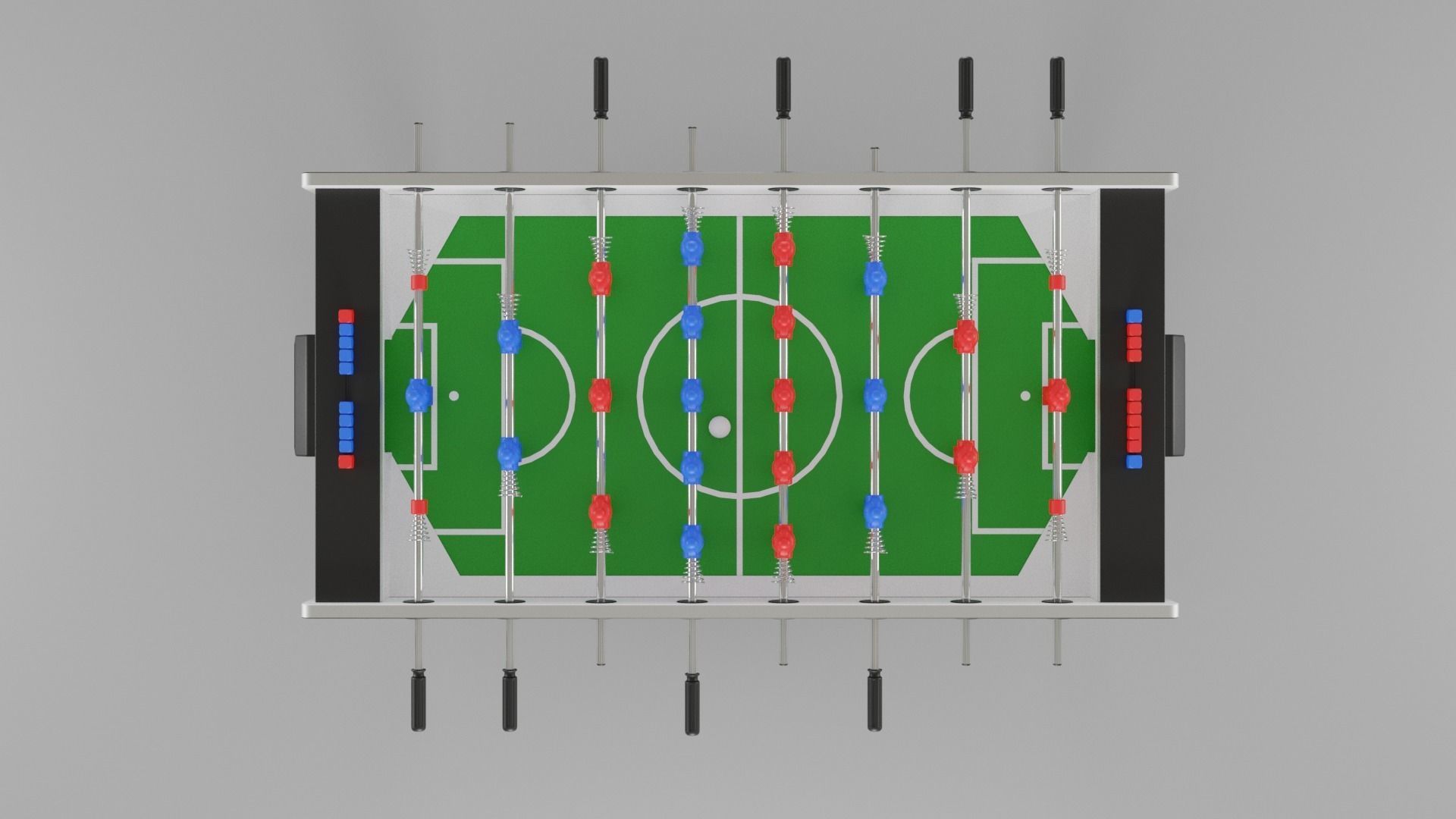 Football table 3D model_2