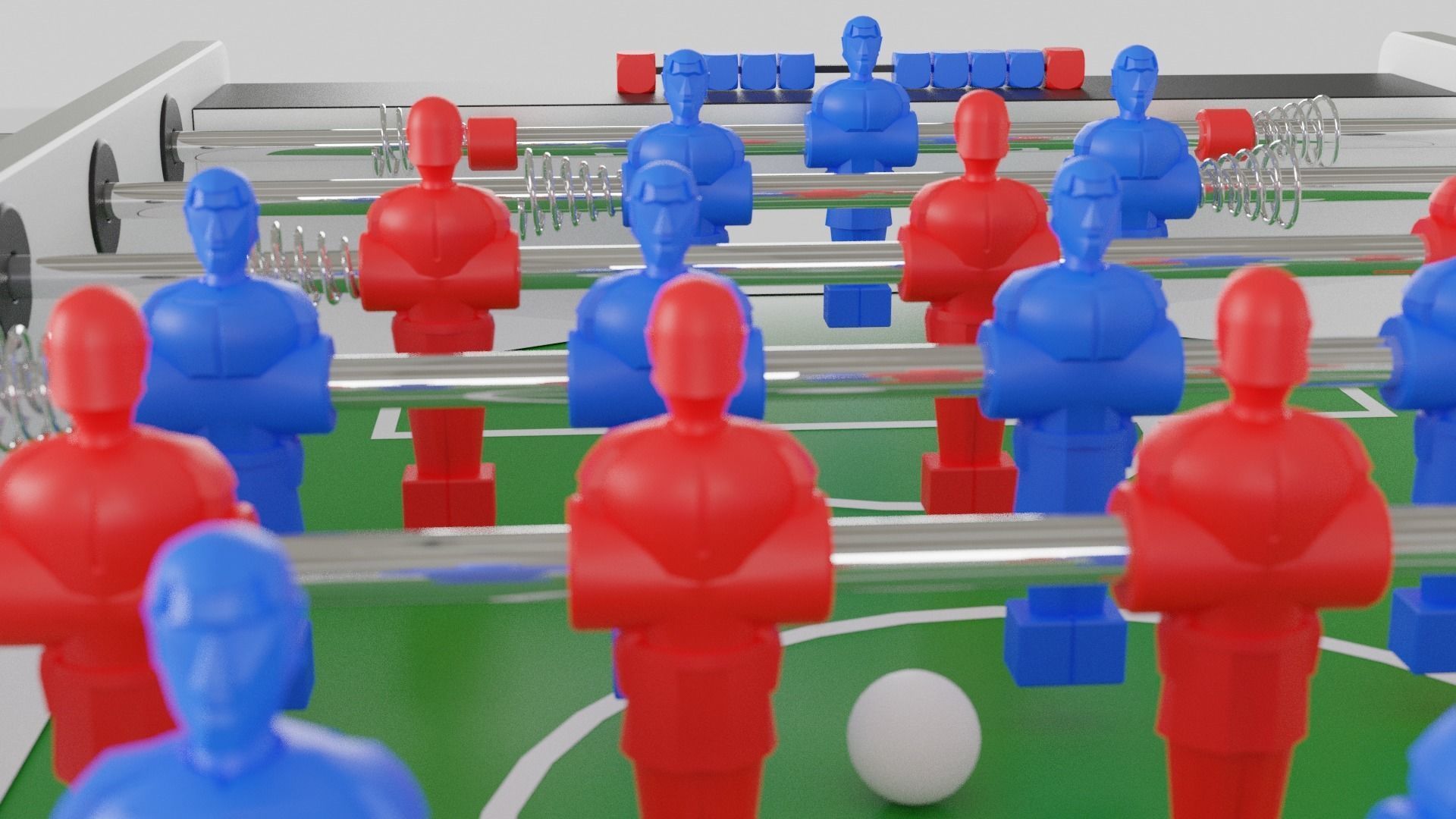 Football table 3D model_1