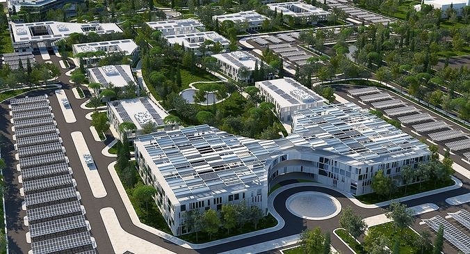 Business Park Center 3D model