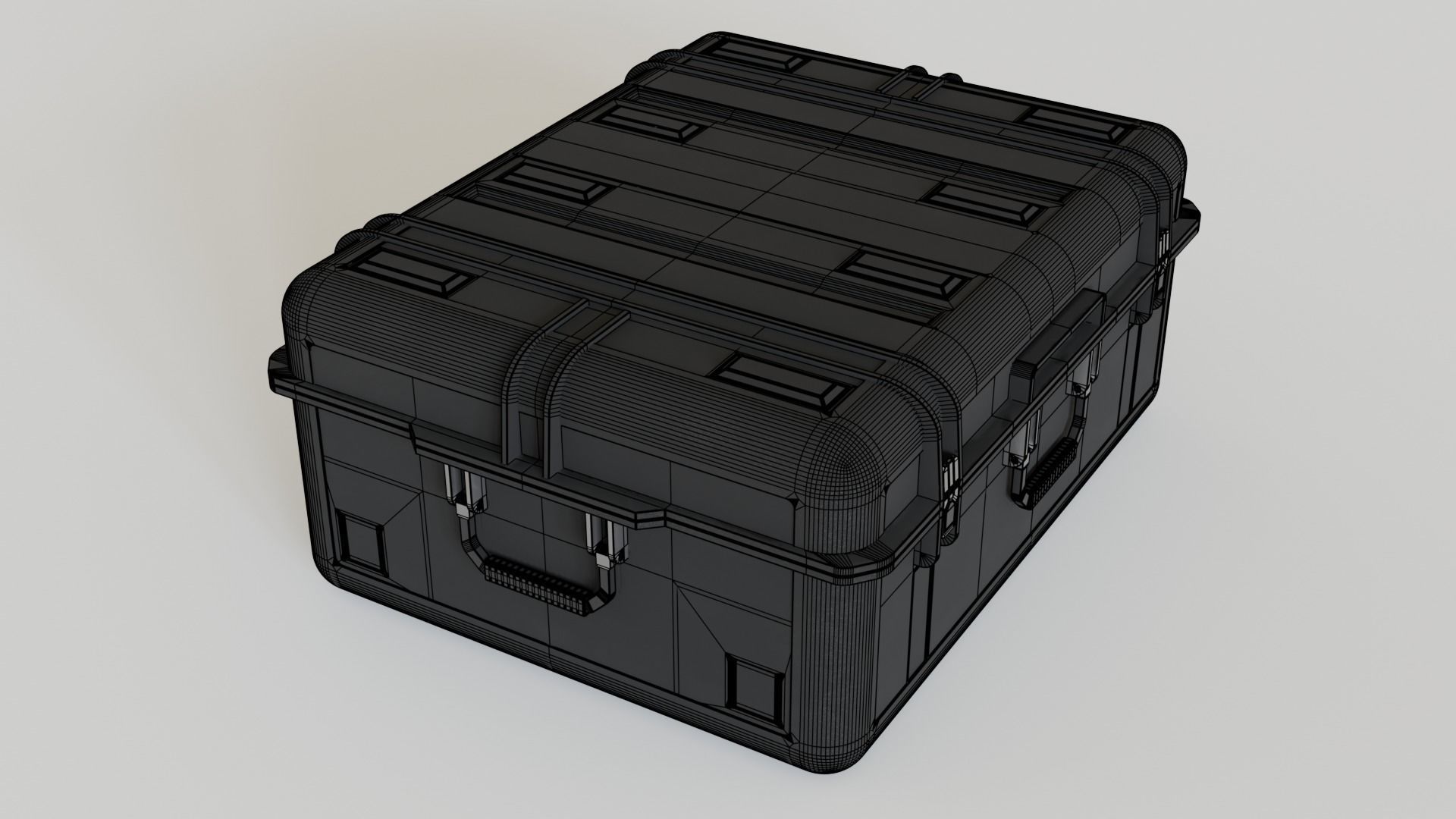 Scifi Crate 3D model_12