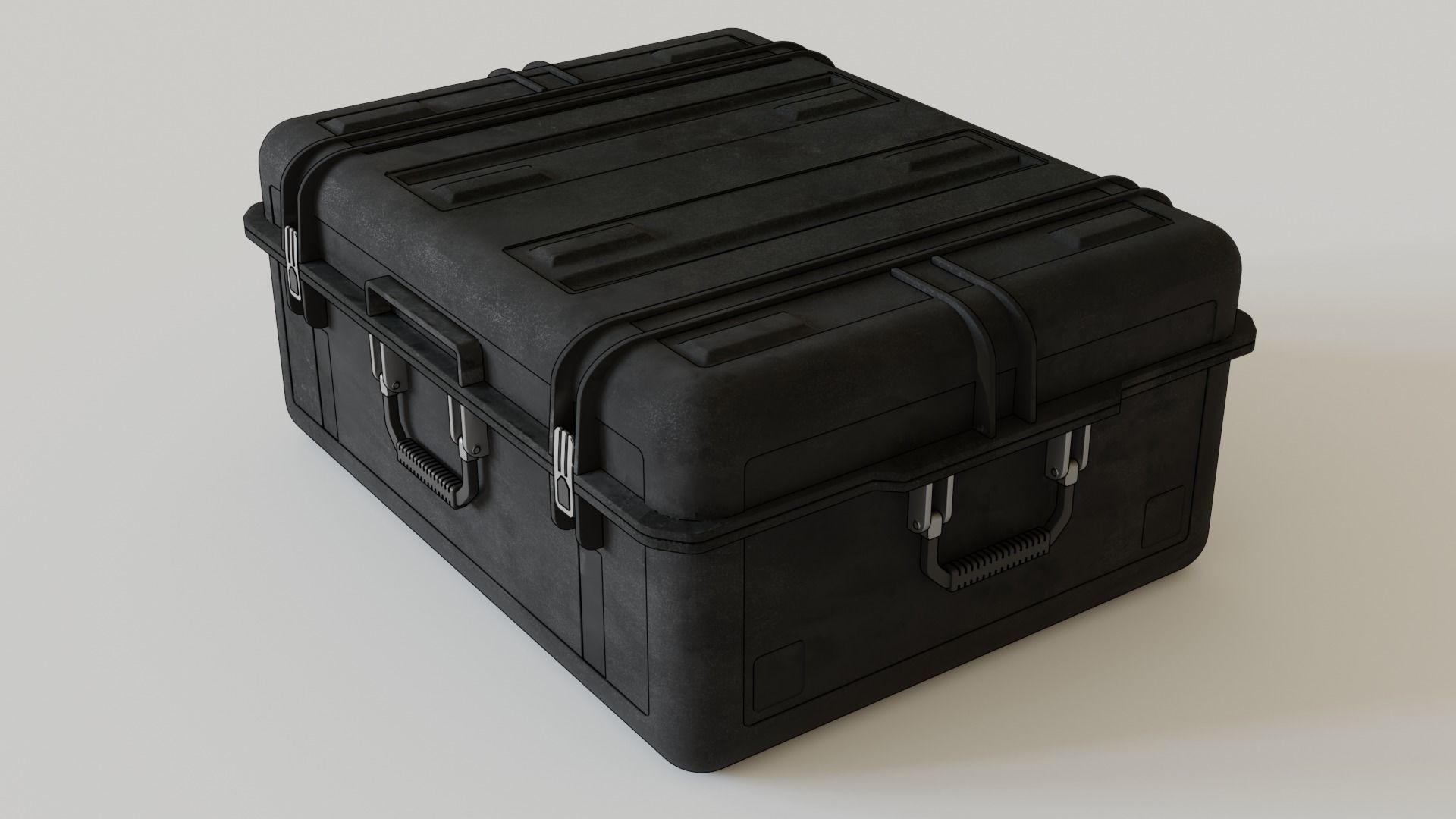 Scifi Crate 3D model_2