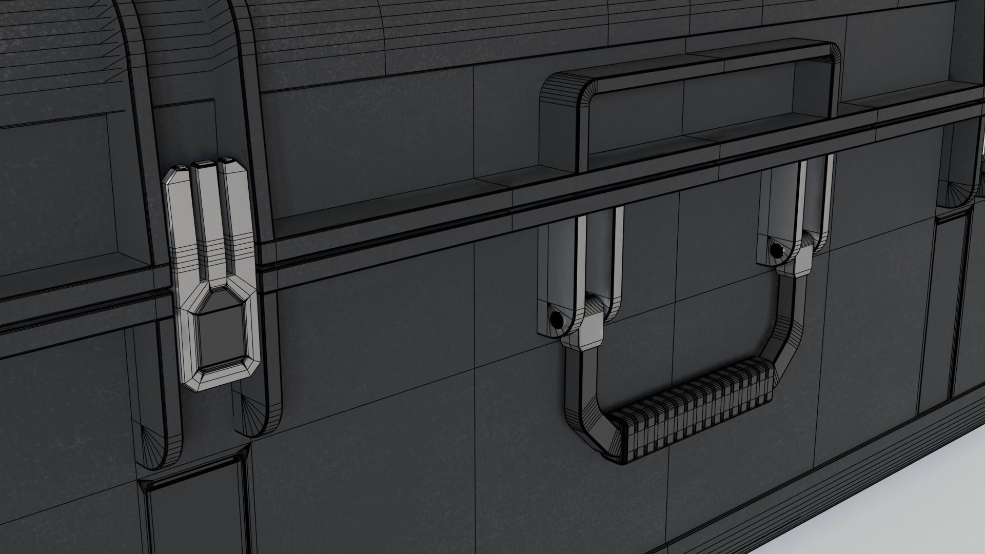 Scifi Crate 3D model_13