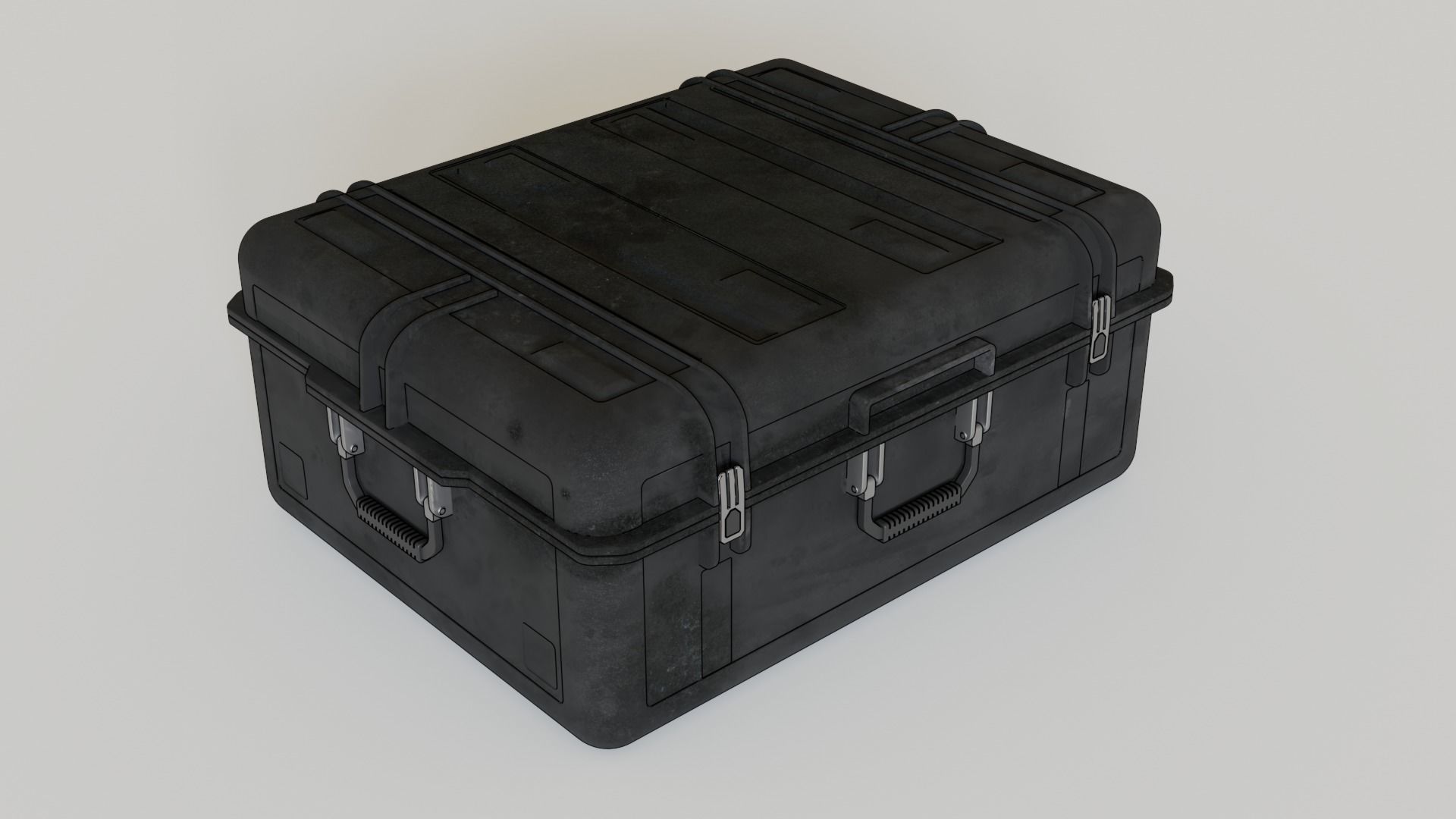 Scifi Crate 3D model_1
