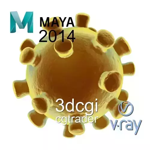 Corona virus 2019 nCoV Free low-poly 3D model