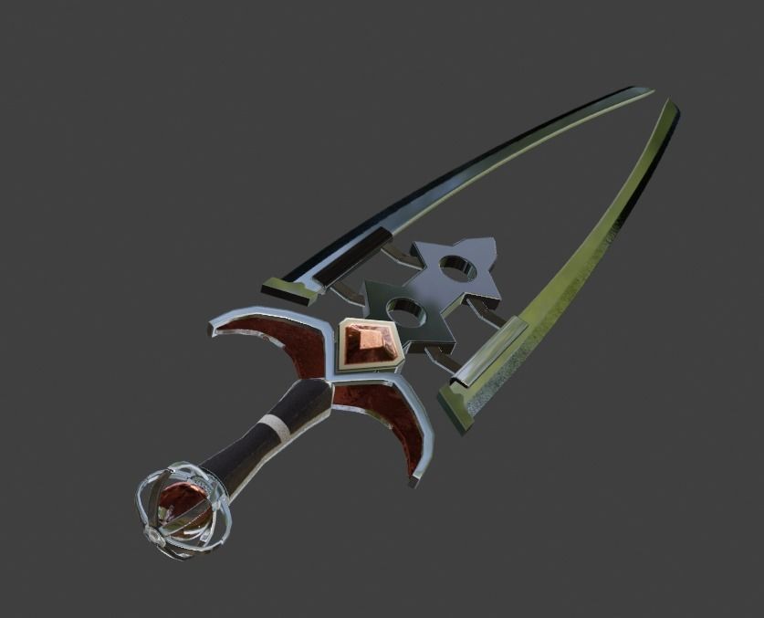 Barbara - The Sword 3D model_4