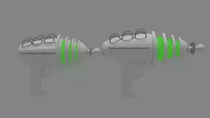 Alien Gun  3D model