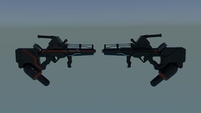 Alien WTA Gun  3D model