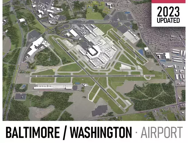Baltimore - 3D Airport Model
