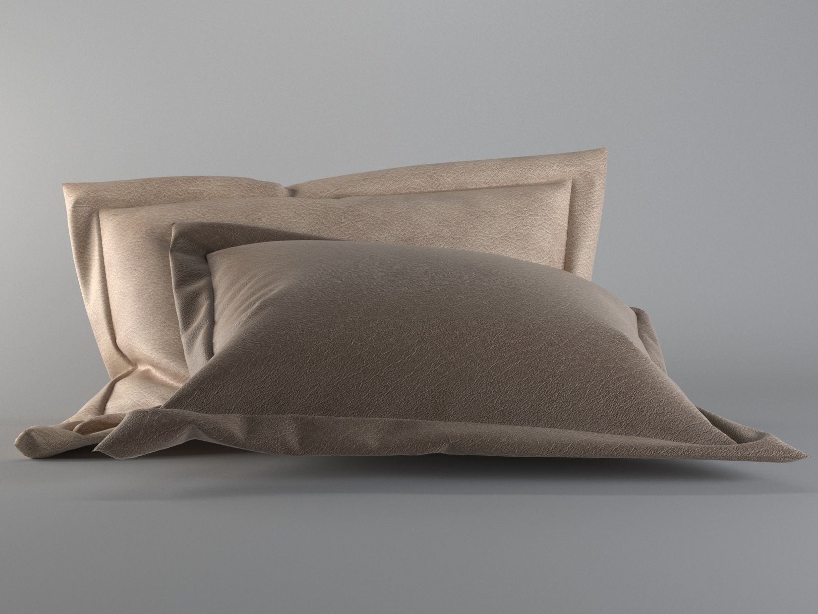 Pillows 3D model pair of 3D model_2