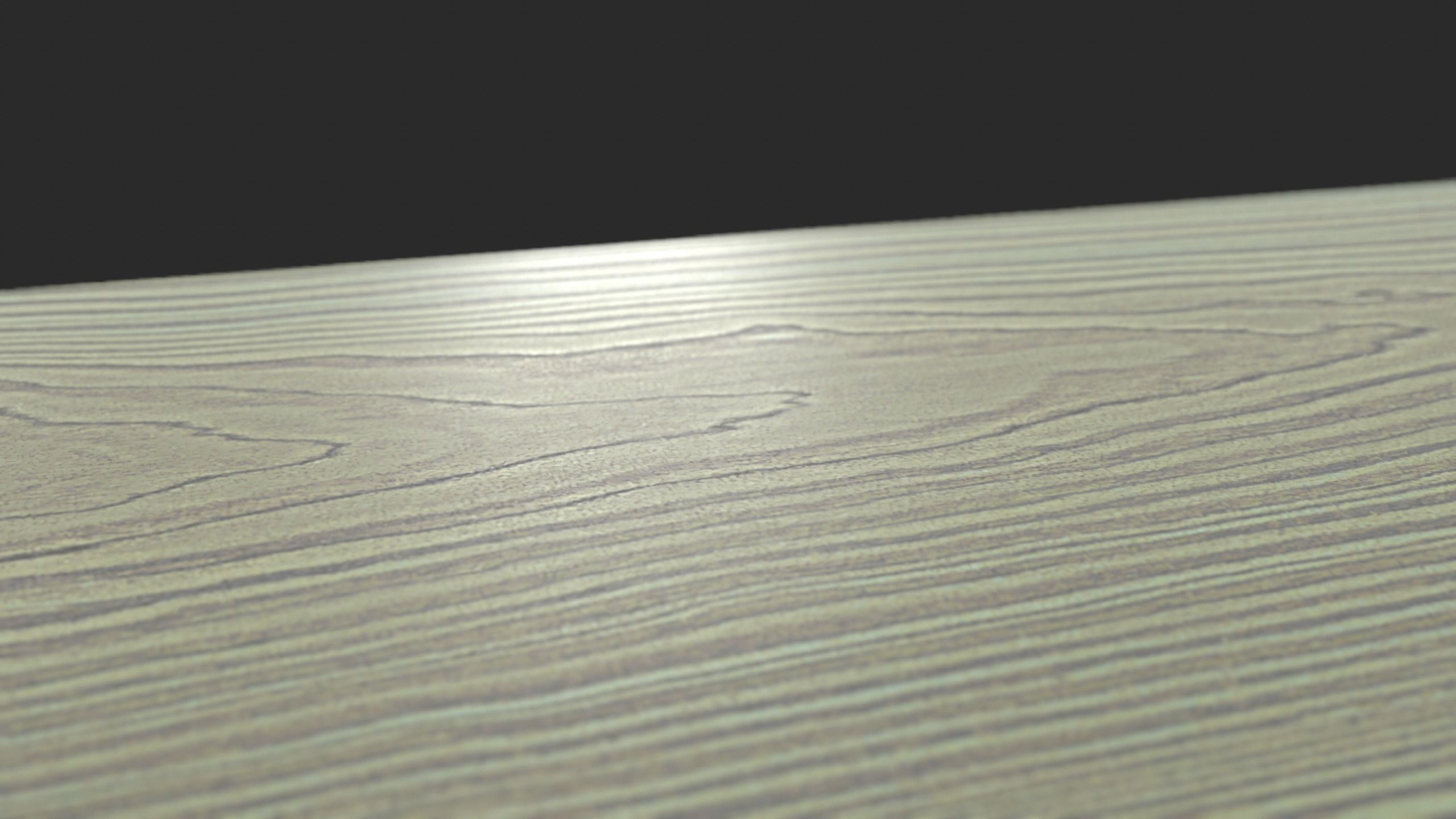 Modern Minimalistic Wooden Table Free low-poly 3D model_12