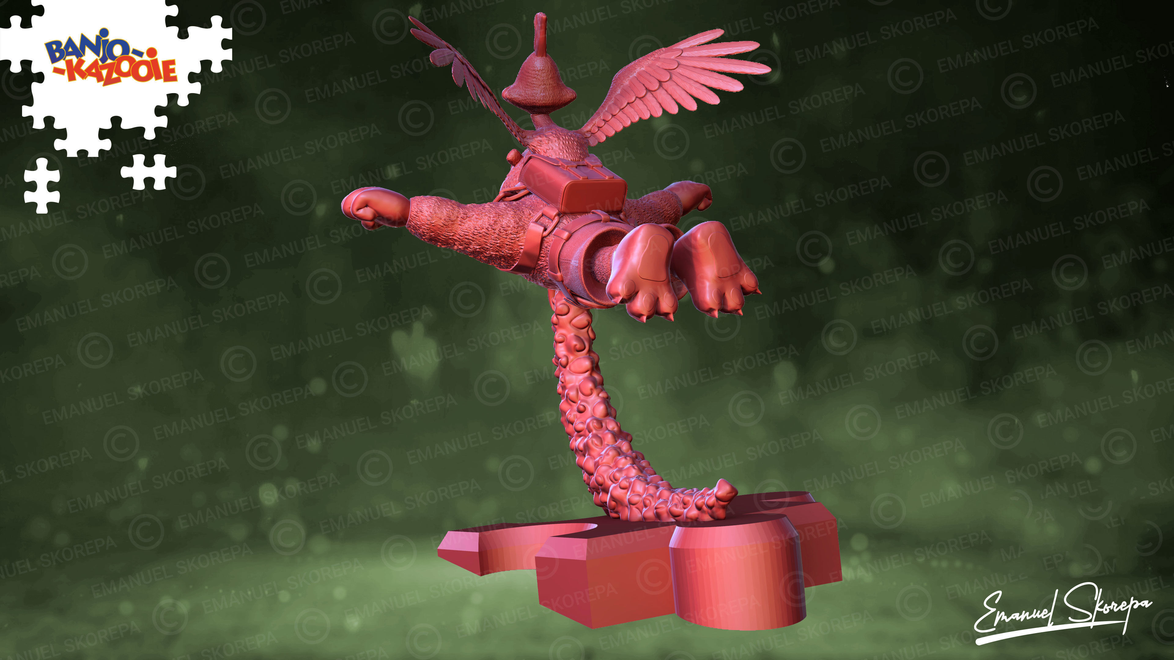 Banjo Kazooie 3D print model_5