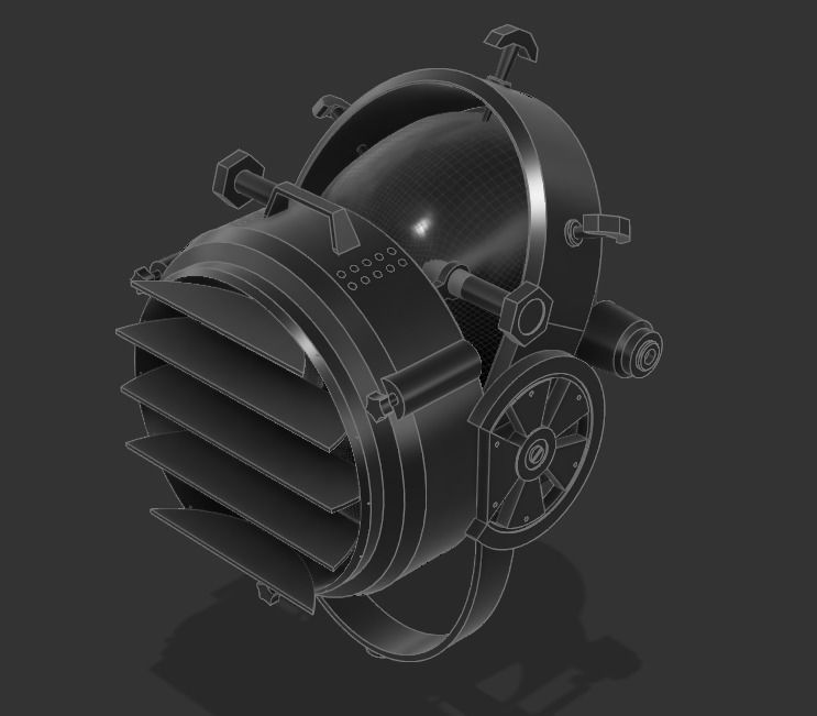 The Evil Within - Light woman headpiece 3D model 3D print model