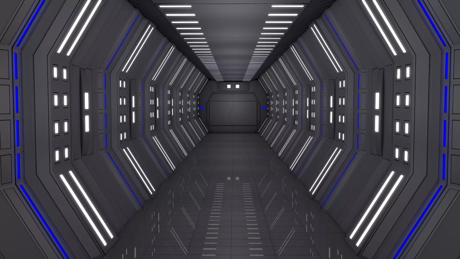 Sci Fi Corridor 3D model