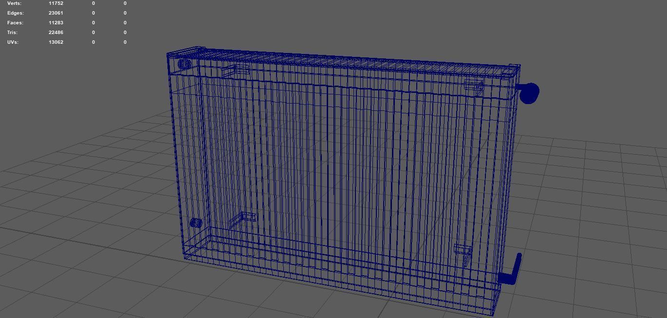 Wall-mounted Heater 3D model_3