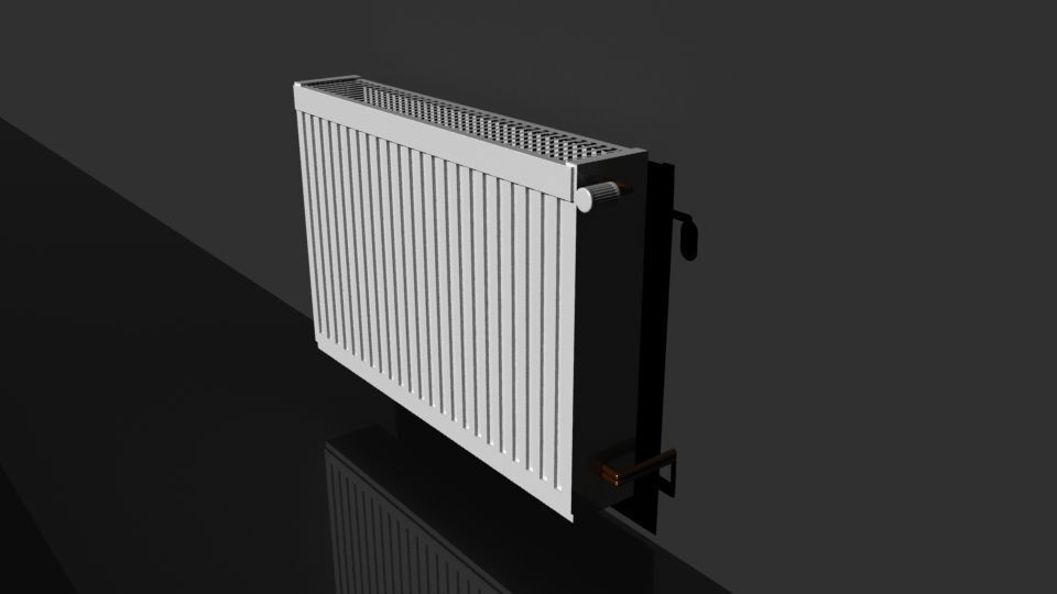 Wall-mounted Heater 3D model_1
