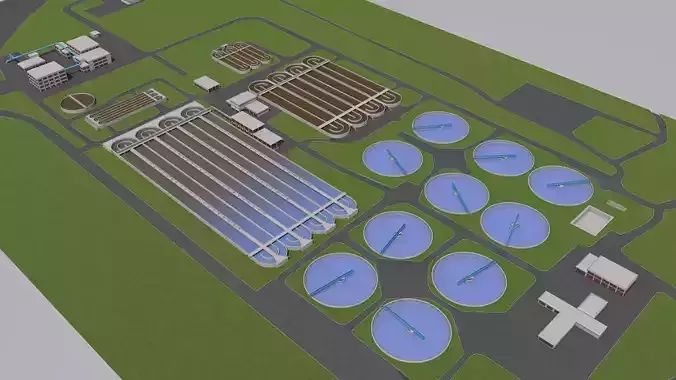 Water Waste and Sewage Treatment Plant