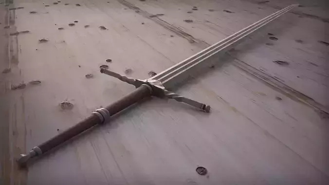  Hi-poly Witcher sworld