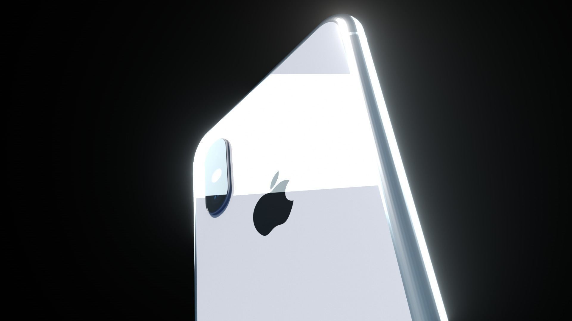 Iphone X 3D model_3