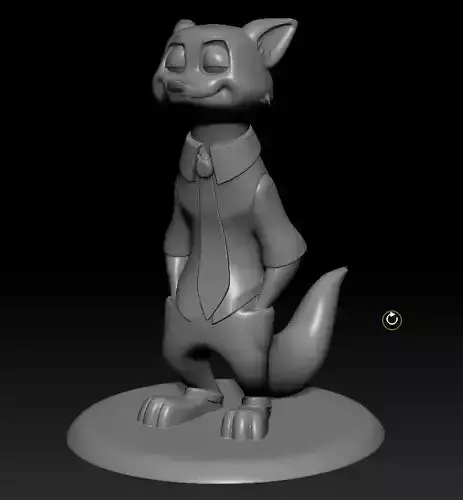 Nick the fox Free 3D print model