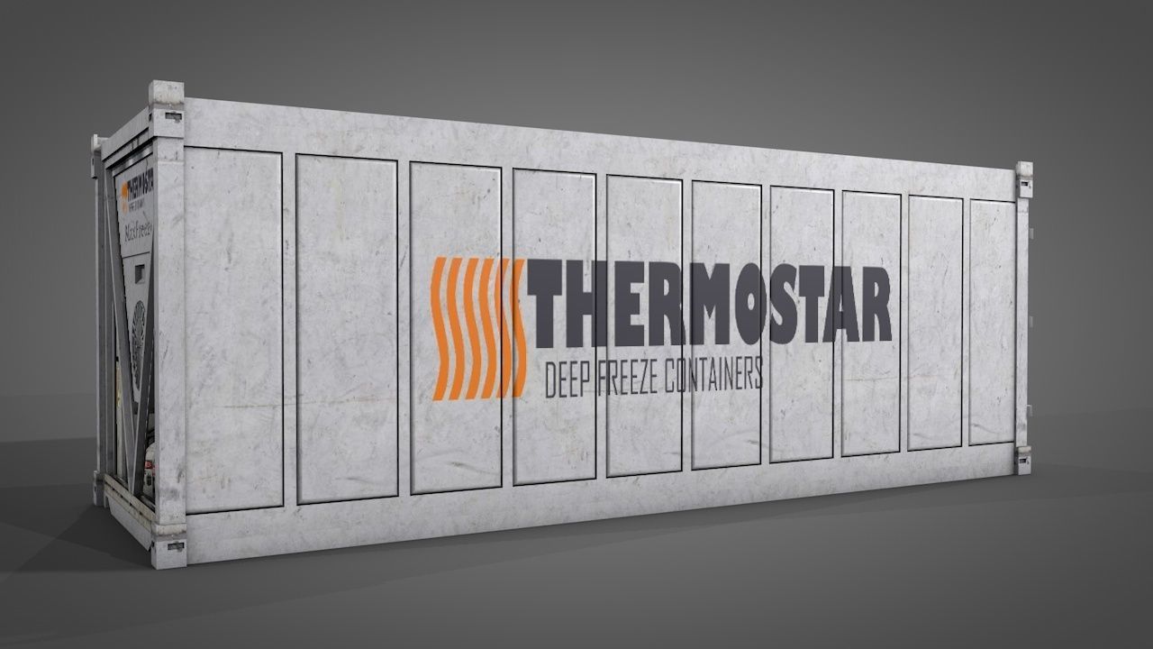 Refrigerated Shipping Container 3D model_5
