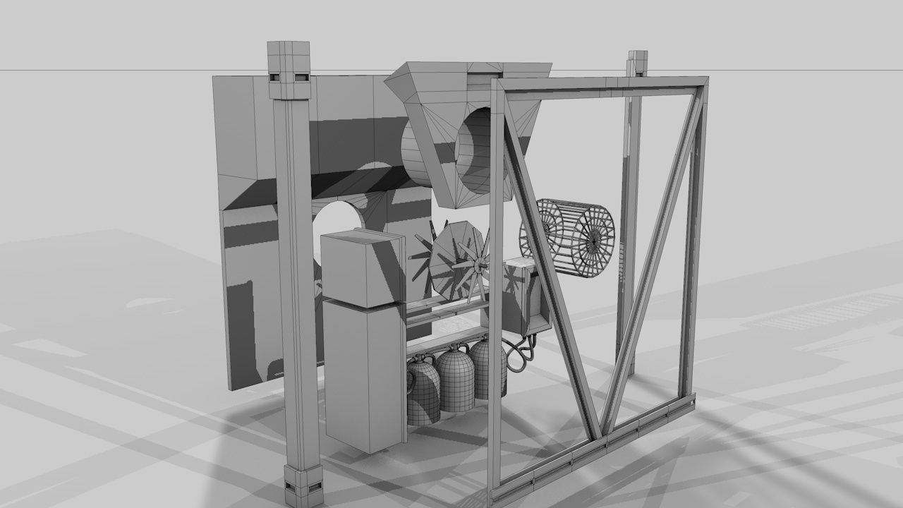 Refrigerated Shipping Container 3D model_22